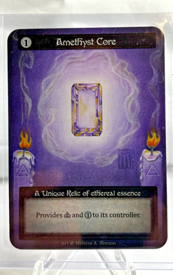 Sorcery Contested Realm Amethyst Core Beta Unique Non Foil N/M - Image 2