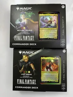 CIM X2 Magic The Gathering Final Fantasy VII 7 Commander Deck Limit Break Lot 2 - Image 1
