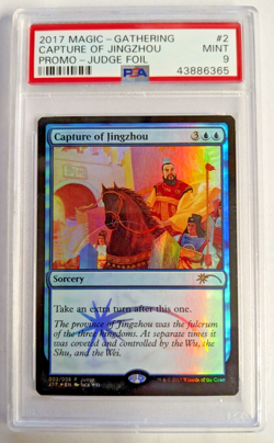 MTG FOIL Capture of Jingzhou PSA GRADED 9 - Image 1