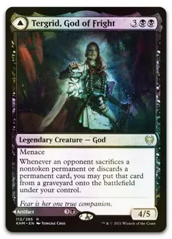 Tergrid, God of Fright #112 (Foil) (LP) Kaldheim KHM Magic MTG - Image 1