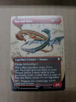 Ran and Shaw TLA #325 Non-Foil Borderless Art NM MTG - Image 1
