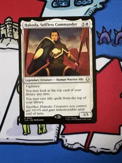 Hakoda, Selfless Commander x1 Mtg Avatar: The Last Airbender - Image 1