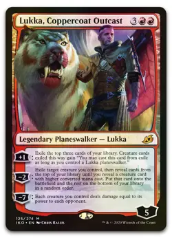 Lukka, Coppercoat Outcast #125 (Foil) (NM) Ikoria IKO Magic MTG - Image 1