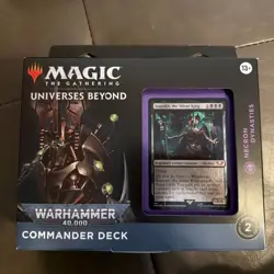 MTG x Warhammer 40K Sealed Commander Deck Necron Dynasties - Image 1