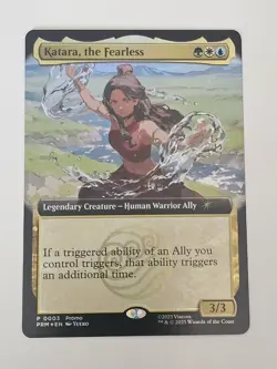 Magic The Gathering MTG X Avatar Katara Fearless Promo San Diego Comic Con SDCC - Image 2