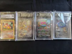 Lot Of 4 Graded Pokemon TCG ( 1 IR, 2 SIR And 1 Holo) - Image 2
