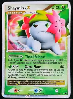 Pokemon Shaymin Lv. X 126/127 DP Platinum Ultra Rare - Image 1