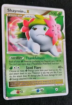 Pokemon Shaymin Lv. X 126/127 DP Platinum Ultra Rare - Image 2