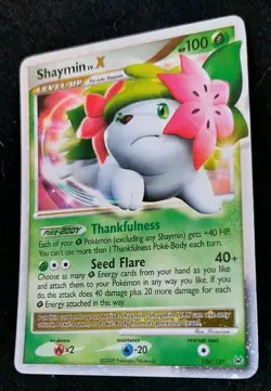 Pokemon Shaymin Lv. X 126/127 DP Platinum Ultra Rare - Image 3