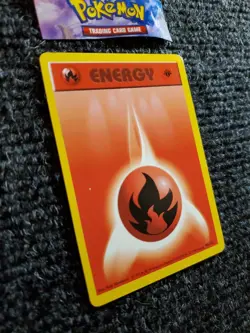 Pokemon - Fire Energy 98/102 - 1st Edition Shadowless Base Set NM - Image 3