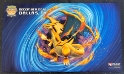 Pokemon Official Mega Charizard Y Dallas Regional Championships 2016 Playmat!! - Image 1