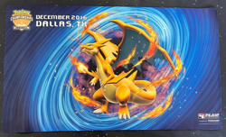 Pokemon Official Mega Charizard Y Dallas Regional Championships 2016 Playmat!! - Image 3