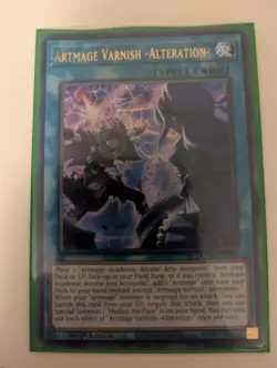 Yugioh DUAD-EN058 - Artmage Varnish -Alteration- - Ultra Rare - Image 1