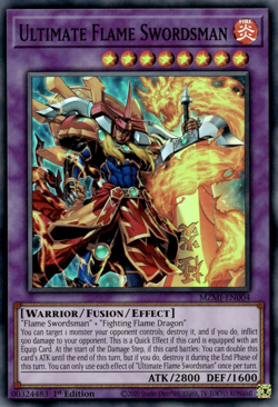 Ultimate Flame Swordsman - MZMI-EN004 Super Rare 1st NM Yugioh - Image 1