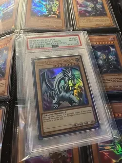 Blue-Eyes White Dragon LOB-001 The Legend of Blue Eyes White Dragon Unlimited for sale online - Image 1