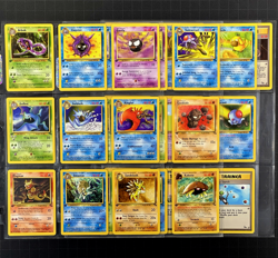 1999 Pokemon 1ST EDITION Fossil Set NEAR COMPLETE Non Holo UNCOMMON COMMON Cards - Image 1