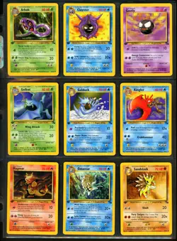 1999 Pokemon 1ST EDITION Fossil Set NEAR COMPLETE Non Holo UNCOMMON COMMON Cards - Image 2
