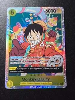 Monkey D. Luffy OP07-109 SR (PRB-02) - One Piece Card Game - Image 1