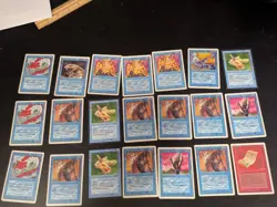 magic the gathering lot: Unlimited and ARABIAN Nights 21 Cards Common Uncommon - Image 1