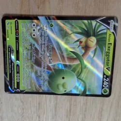 ALOLAN EXEGGUTOR V 005/078 POKEMON CARD (POKEMON GO SET) HALF ART HOLO - Image 3
