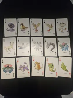 X37 Pokemon Fire Red Playing Cards - Near Mint To Moderate Play Conditions - Image 2