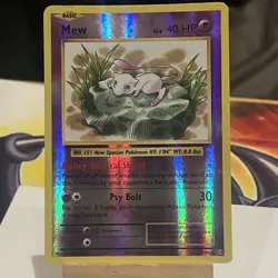 2016 Pokemon XY Evolutions Reverse-Holographic Card: Mew 53/108 (Lightly Played) - Image 1