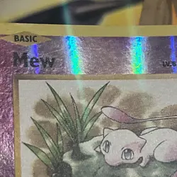 2016 Pokemon XY Evolutions Reverse-Holographic Card: Mew 53/108 (Lightly Played) - Image 3