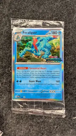 Pokemon Temporal Forces Staff Prerelease Promo Set of 4 NM Factory Sealed Cards - Image 1