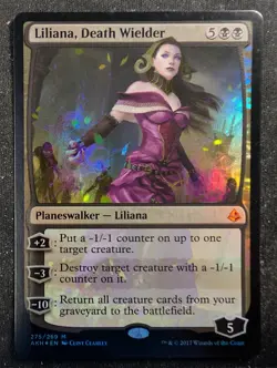 Liliana, Death Wielder - Foil - Amonkhet (MTG) - Image 1
