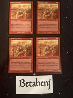4x MTG Goblin Gardener Urza's Destiny (Playset) - Free ship over $25 - Image 1