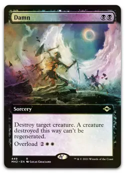 Damn (Extended Art) #449 (Foil) (NM) Modern Horizons 2 MH2 Magic MTG - Image 1