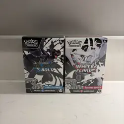 Pokemon TCG Black Bolt and White Flare Booster Bundle PAIR - Image 1
