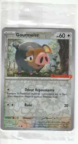 Pokemon TCG Scarlet & Violet 2023 #154/198 Gourmelet Gamestop Promo French 26266 - Image 1