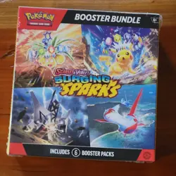 Pokemon TCG: S&V Surging Sparks Factory Sealed Booster Bundle Box 6 Packs - Image 1