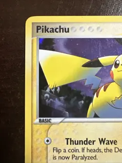 Pikachu 78/110 Reverse Stamped Holo MP Pokemon TCG EX Holon Phantoms MP - Image 2