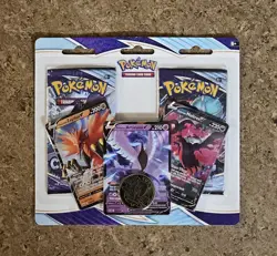 Pokemon Chilling Reign 2 Pack Blister Galarian Zapdos V, Articuno V, Moltres V - Image 1