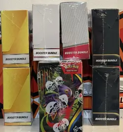 Pokemon TCG Mega Evolution Phantasmal Flames Booster Box & 6 Lot Booster Bundle - Image 4