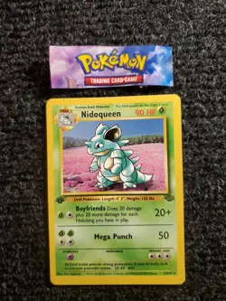 Nidoqueen 23/64 - Jungle Unlimited Non-Holo Rare 1st Edition Pokemon TCG MM - Image 1