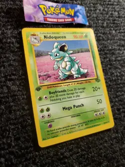 Nidoqueen 23/64 - Jungle Unlimited Non-Holo Rare 1st Edition Pokemon TCG MM - Image 3
