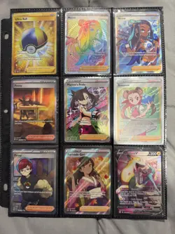 Pokemon Card Binder Collection 54 Total Cards - Image 2