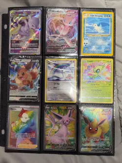Pokemon Card Binder Collection 54 Total Cards - Image 5