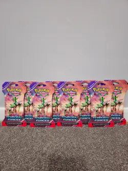 Pokemon Trading Card Game: QTY 8: Temporal Forces Sleeved Packs, New-Sealed - Image 1