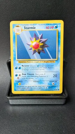 4th Print Starmie & Staryu Base Set 1999-2000, 64/102, 65/102 Pokemon Card. - Image 1