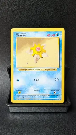 4th Print Starmie & Staryu Base Set 1999-2000, 64/102, 65/102 Pokemon Card. - Image 3