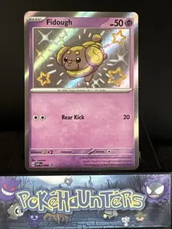 Pokemon Card Fidough SVP 069 Black Star Promo Shiny Paldean Fates Near Mint - Image 1