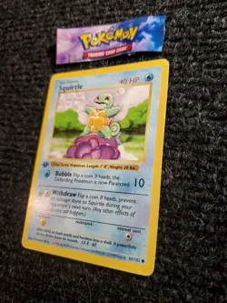 Squirtle - 63/102 - Common 1st Edition Base Set - Pokemon Card - PL-LP - Image 2