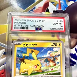 Pikachu 120/SV-P PSA 10 Gym Event Campaign GEM MINT Japanese Graded Pokemon Card - Image 2