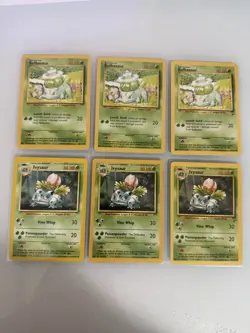 Vintage Pokemon Bulbasaur & Ivysaur 6 Card Lot - Image 1