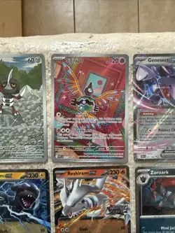 Pokemon Scarlet and Violet Black Bolt White Flare 8 Card Lot NM/M - Image 4
