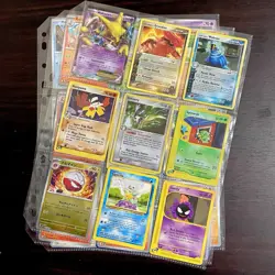 Pokemon Collection Mixed 🔥 Lot of Cards w/ Binder Pages - Image 1